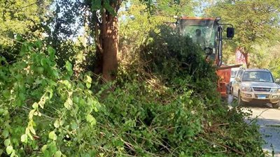 رفع 12 طن قمامة ومخلفات من شوارع البياضية في الأقصر