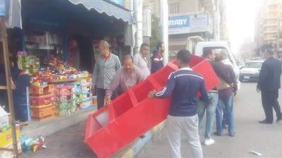 حى ثان بالإسماعيلية يشن حملة مكبرة لرفع الاشغالات