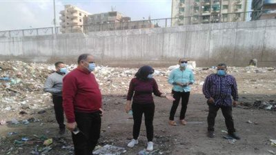 القليوبية تتابع تراكمات القمامه بمدن بنها وقليوب
