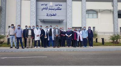 افتتاح قسم الطوارئ بمستشفى بدر في جامعة حلوان
