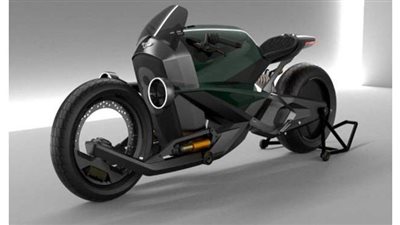 دراجة بنتلي النارية تشبه سباحاً يقفز في الأمواج