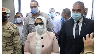 وزيرة الصحة تتفقد وحدة طب أسرة وداي تال في جنوب سيناء