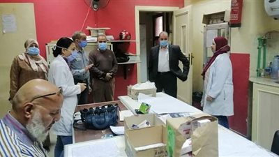 سلامة يفاجئ عيادة التأمين الصحى ببلبيس