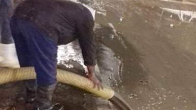 محافظ الشرقية يتابع أعمال شفط مياه الأمطار من الشوارع