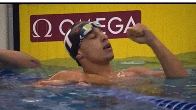 السباح يوسف رمضان يكسر الرقم المصري في بطولة أمريكا المفتوحة ويقترب من التأهل للأولمبياد