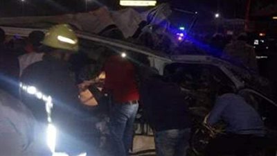 بسبب انعدام الإضاءة.. مصرع وإصابة ٤ في حادث  بطريق مطار أسيوط