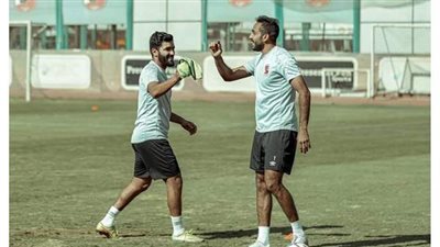 انتظام «صالح جمعة» و«كهربا» في مران الأهلي بـ