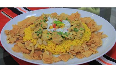 طريقة ومقادير  عمل فتة شيش طاووق | فيديو