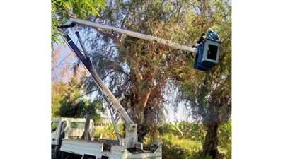 رفع 25 طنا من المخلفات والقمامة بطريق القاهرة - أسوان | صور