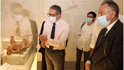 وزير السياحة والآثار يتفقد الاستعدادات النهائية لافتتاح المتحف القومي للحضارة