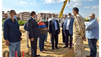 منصور حسن يتفقد سير العمل بجامعة بني سويف الأهلية