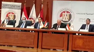 بدء مؤتمر الهيئة الوطنية للانتخابات للإعلان  عن نتيجة المرحلة الثانية