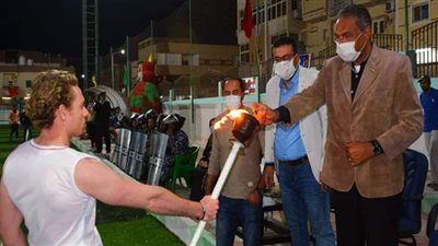 إطلاق شعلة الأولمبياد الرياضي لجنوب سيناء