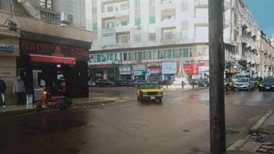 هطول أمطار غزيرة على الإسكندرية