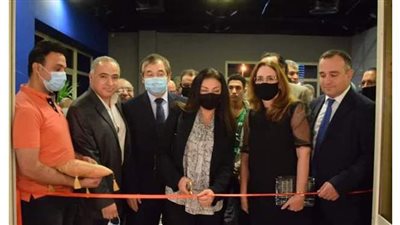 افتتاح معرض الكاريكاتير 