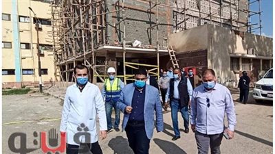 نائب محافظ بني سويف يتفقد أعمال تطوير ورفع كفاءة مستشفى الصدر