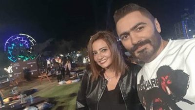 بشرى تعلق على صلح تامر حسني وزوجته بسمة بوسيل