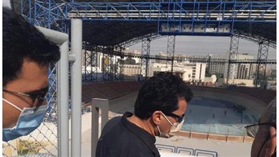 وزير الرياضة يتفقد أعمال تطوير الصالة المغطاة ومضمار الدراجات باستاد القاهرة