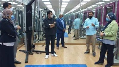 ​أشرف صبحي يتفقد مركز الطب الرياضي  بمدينة نصر