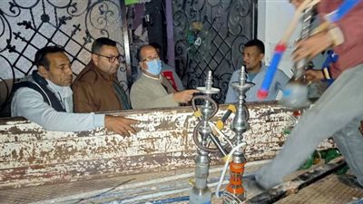 ضبط كافيه يقدم الشيشة لرواده فى الإسكندرية