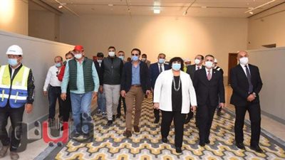 إيناس عبد الدايم تزور مدينة الثقافة والفنون.. وتؤكد ريادة مصر ثقافيا