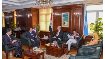 محافظ الإسكندرية يستقبل سفير هولندا بالقاهرة لبحث سبل التعاون