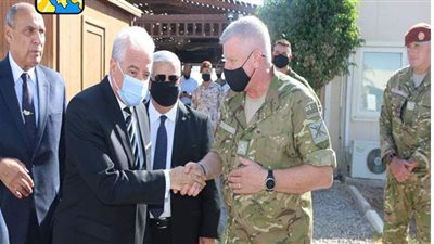 محافظ جنوب سيناء يشارك فى تأبين ضحايا القوة متعددة الجنسيات