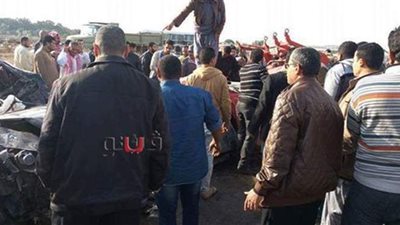 مصرع شخص وإصابة ٤ في حادث تصادم بالإسكندرية