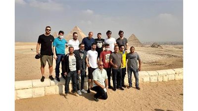 المنتخب الأوليمبي البرازيلي يزور الأهرامات والمتحف المصري بالتحرير