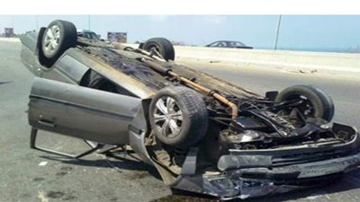 إصابة 5 مواطنين في انقلاب سيارة ملاكي بالبحيرة