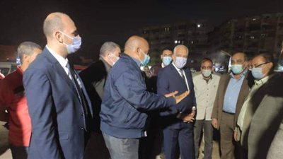 محافظ الجيزة يتابع ليلًا سير العمل بالمشروعات الجارية بالهرم والدقي | صور