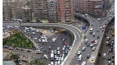 الحالة المرورية بشوارع القاهرة اليوم الجمعة من خلال 