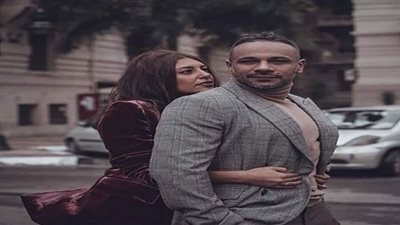 محمد عطية يحتفل بخطوبته على ميرنا الهلباوي | صور