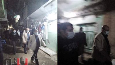 محافظ بني سويف يتفقد موقع انهيار جزئي لمنزل قديم بـ«عزبة بلبل»