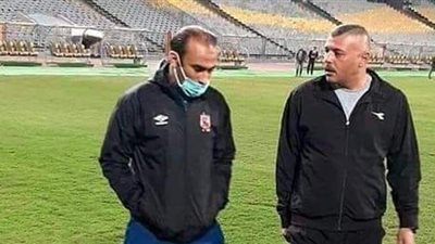 سيد عبد الحفيظ يعاين ملعب برج العرب قبل مواجهة أبو قير اليوم