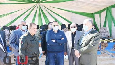 محافظ الشرقية يتفقد اصطفاف معدات مجابهة الأزمات والكوارث | صور