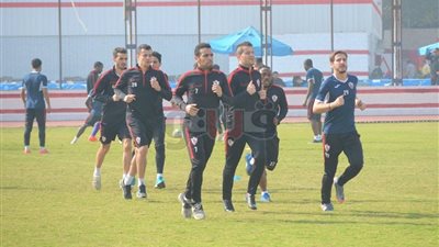 مران استشفائى للاعبي الزمالك بعد انتهاء التدريبات الجماعية