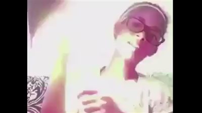 بالفيديو.. لحظة انفجار «أباجورة» في وجه فتاة