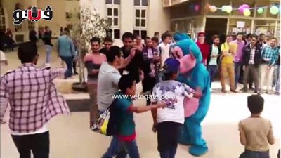 بالفيديو.. طلاب أخبار اليوم يرقصون في احتفالية يوم اليتيم