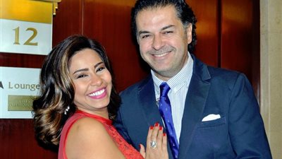 سر لقاء شيرين عبد الوهاب وراغب علامة في بيروت