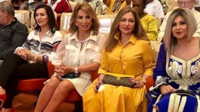 ليلى علوي وإيناس الدغيدي في افتتاح مهرجان 