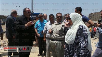 بالصور.. محافظ القليوبية يتفقد ميدان المؤسسة بشبرا الخيمة