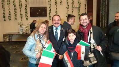 وفد إيطالي يصل مطار القاهرة لإحياء مسار العائلة المقدسة | صور