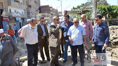 بالصور.. محافظ الإسماعيلية يتابع استكمال خط الصرف الصحي