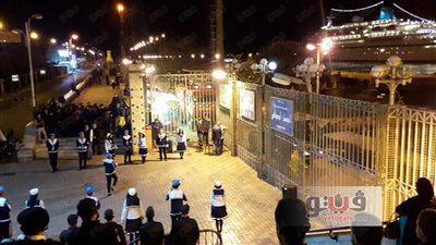 بالصور.. محافظة بورسعيد تودع السفينة «ALBATROS»