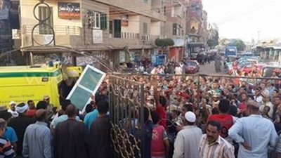 بالصور.. أهالي الشرقية يودعون شهيد سيناء «عادل عبد الحميد»