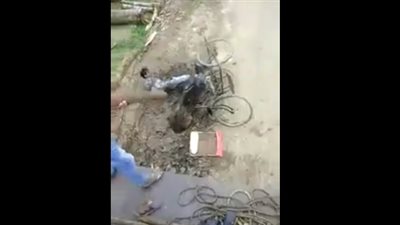 خنزير بري يهاجم قروي ويفتك به (فيديو)