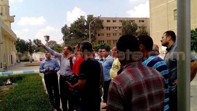 رئيس جامعة السويس يتفقد استعدادات الكليات للعام الدراسي الجديد