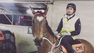 بالفيديو والصور.. فارس يعتدي على حصانه بوحشية