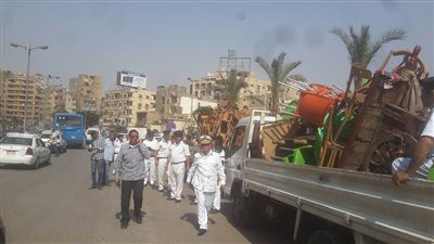 حملة مكبرة لإزالة الإشغالات والمخالفات في القاهرة